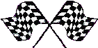 Checkered racing flags